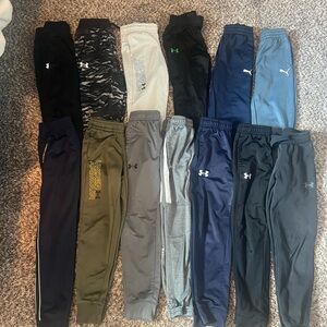 Under Armour Kids Joggers - Black, Green, Gray, Blue